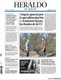 Portada Heraldo de Aragón 2021-03-24