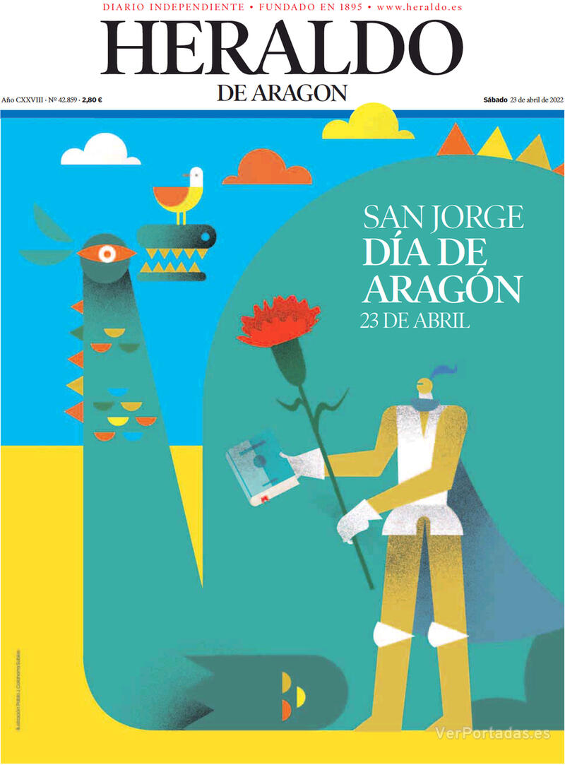 Portada Heraldo de Aragón 2022-04-24