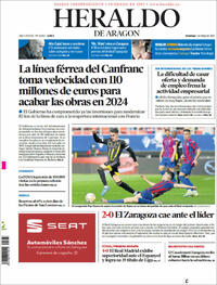Portada Heraldo de Aragón 2022-05-01