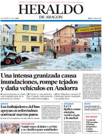 Portada Heraldo de Aragón 2022-07-07