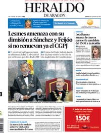 Portada Heraldo de Aragón 2022-09-08