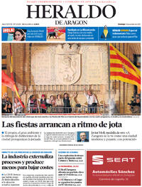 Portada Heraldo de Aragón 2022-10-09