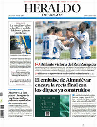 Portada Heraldo de Aragón 2022-04-11