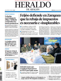 Portada Heraldo de Aragón 2022-03-16