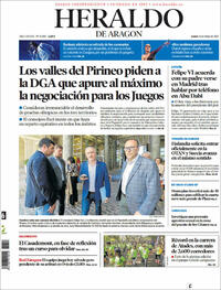 Portada Heraldo de Aragón 2022-05-16