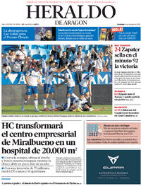 Portada Heraldo de Aragón 2022-10-16