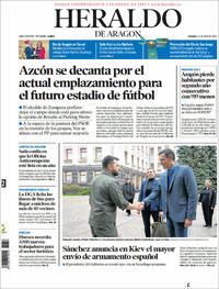 Portada Heraldo de Aragón 2022-04-22
