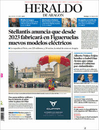 Portada Heraldo de Aragón 2022-05-22