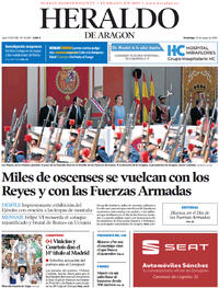 Portada Heraldo de Aragón 2022-05-29