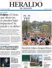 Portada Heraldo de Aragón 2022-05-30