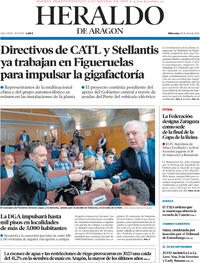Portada Heraldo de Aragón 2024-04-10