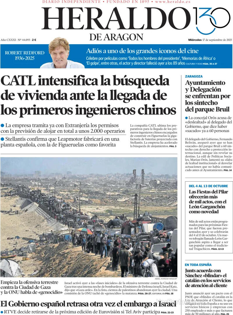 Portada Levante 2025-09-17