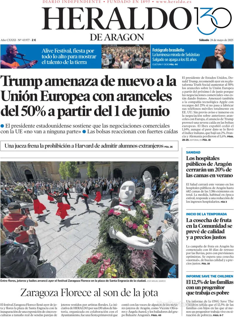 Portada Levante 2025-05-24