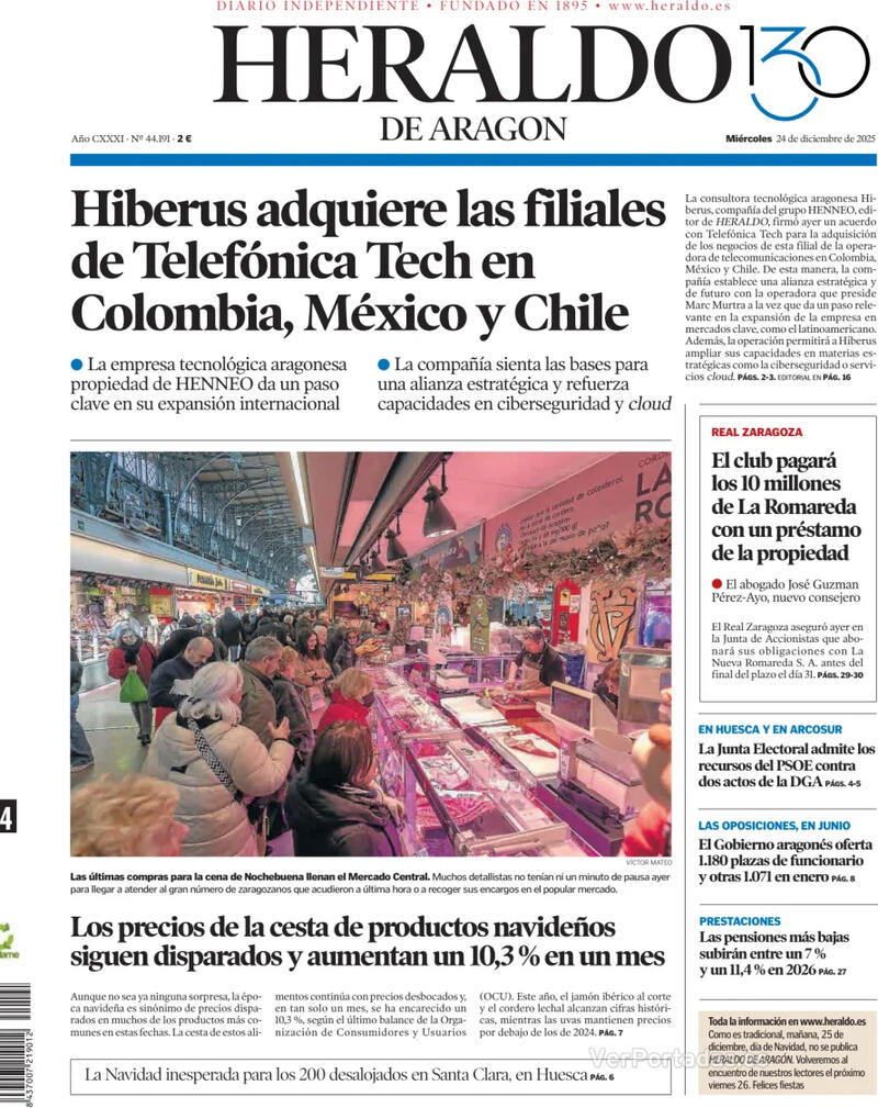 Portada Levante 2025-12-24