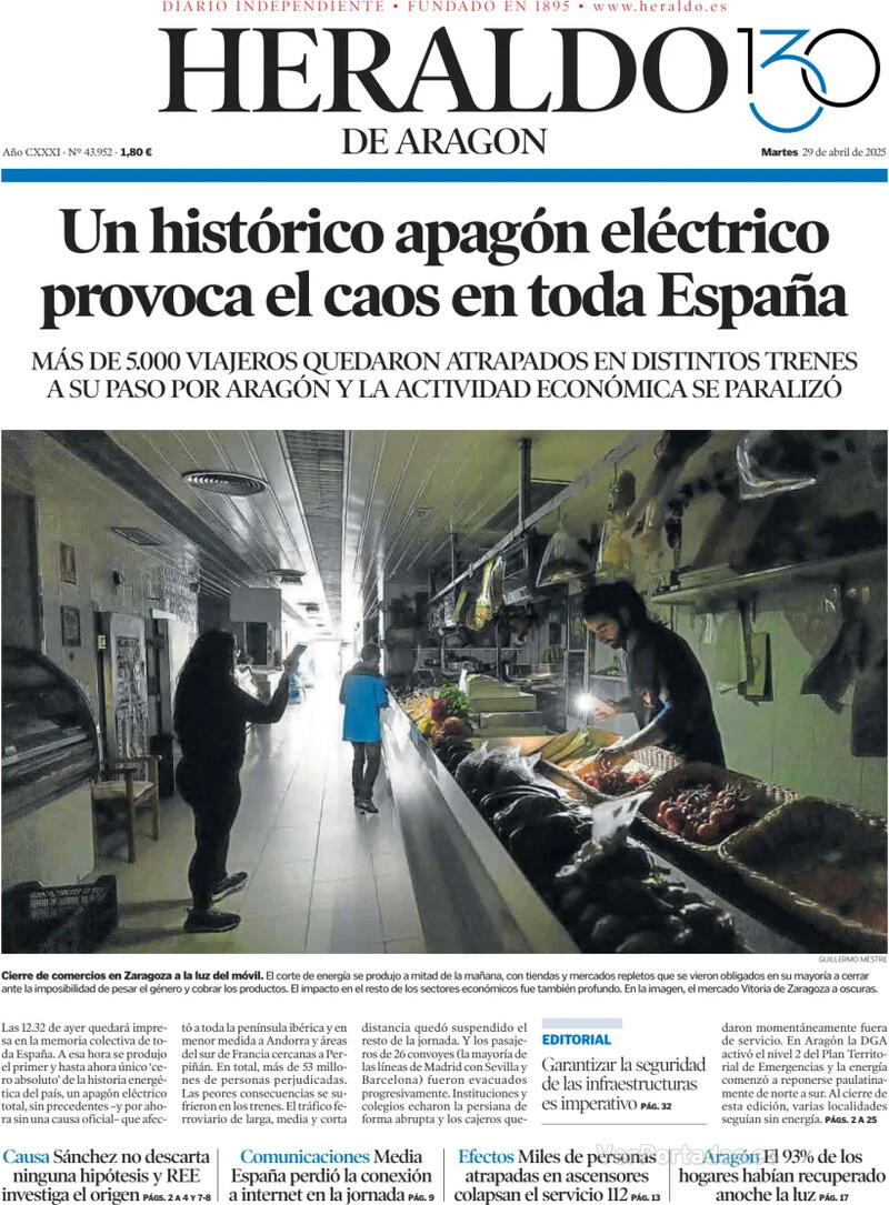 Portada Levante 2025-04-29