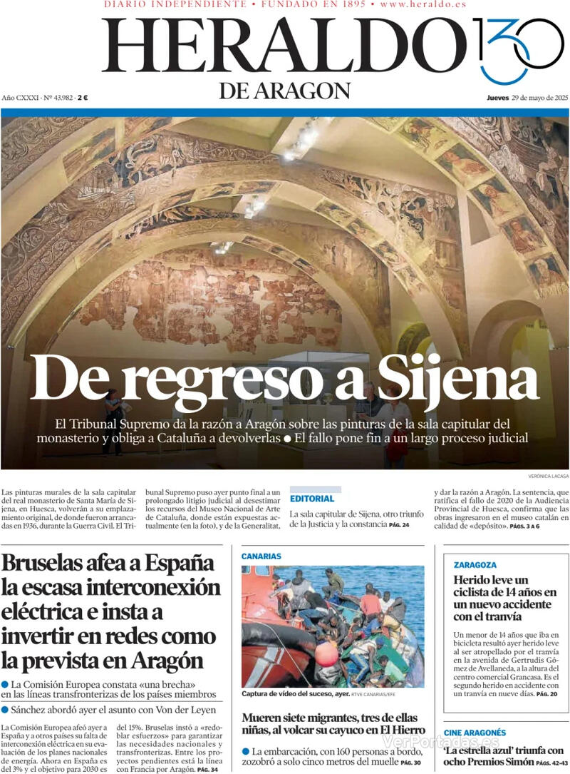 Portada Levante 2025-05-29