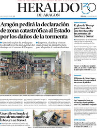 Portada Heraldo de Aragón 2025-10-01