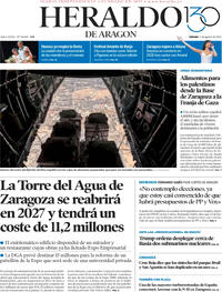 Portada Heraldo de Aragón 2025-08-02