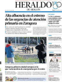 Portada Heraldo de Aragón 2025-12-02