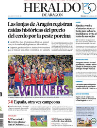 Portada Heraldo de Aragón 2025-12-03