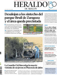 Portada Heraldo de Aragón 2025-12-04