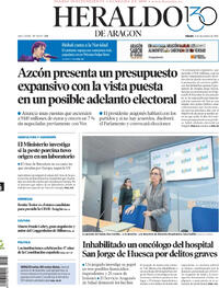 Portada Heraldo de Aragón 2025-12-06