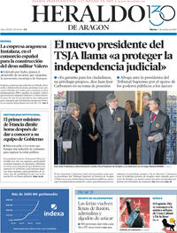 Portada Heraldo de Aragón 2025-10-07