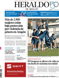 Portada Heraldo de Aragón 2025-11-09