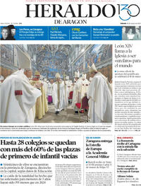 Portada periódico Heraldo de Aragón