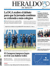 Portada Heraldo de Aragón 2025-11-11