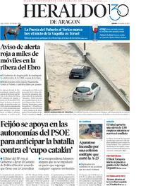 Portada Heraldo de Aragón 2025-07-12