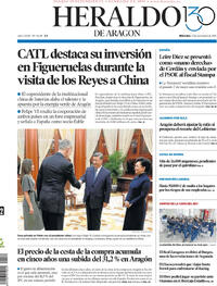 Portada Heraldo de Aragón 2025-11-12