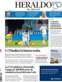 Portada Heraldo de Aragón 2025-12-14