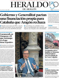 Portada Heraldo de Aragón 2025-07-15