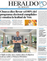 Portada Heraldo de Aragón 2025-07-16