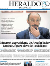 Portada Heraldo de Aragón 2025-08-16