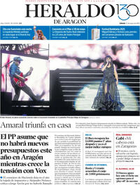 Portada Heraldo de Aragón 2025-05-17