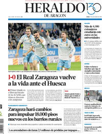 Portada Heraldo de Aragón 2025-11-17