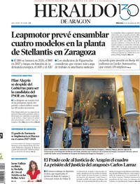 Portada Heraldo de Aragón 2025-12-17