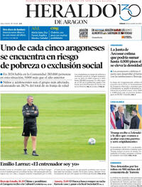 Portada Heraldo de Aragón 2025-10-18