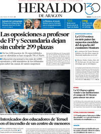 Portada Heraldo de Aragón 2025-07-19