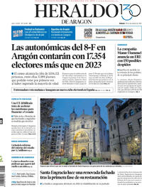 Portada Heraldo de Aragón 2025-12-20