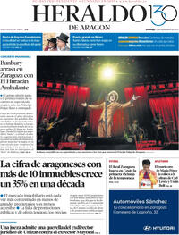 Portada Heraldo de Aragón 2025-09-21