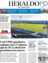 Portada Heraldo de Aragón 2025-08-23