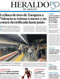 Portada Heraldo de Aragón 2025-10-23