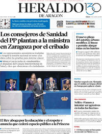 Portada Heraldo de Aragón 2025-10-25
