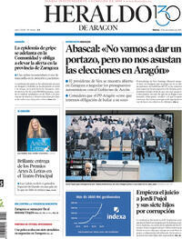 Portada Heraldo de Aragón 2025-11-25