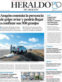 Portada Heraldo de Aragón 2025-10-28