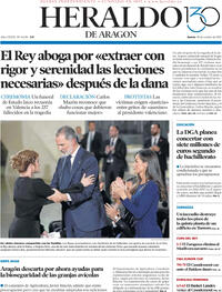 Portada Heraldo de Aragón 2025-10-30