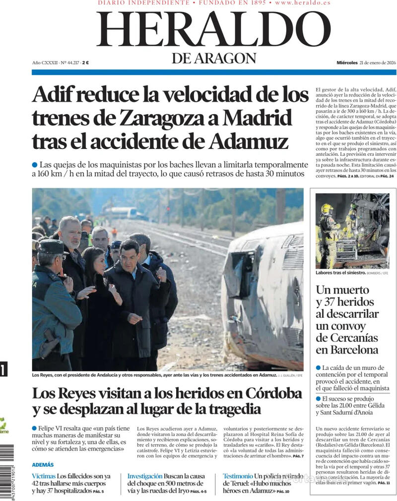 Portada Levante 2026-01-21